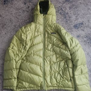 Patagonia Lime Green Puffer Jacket